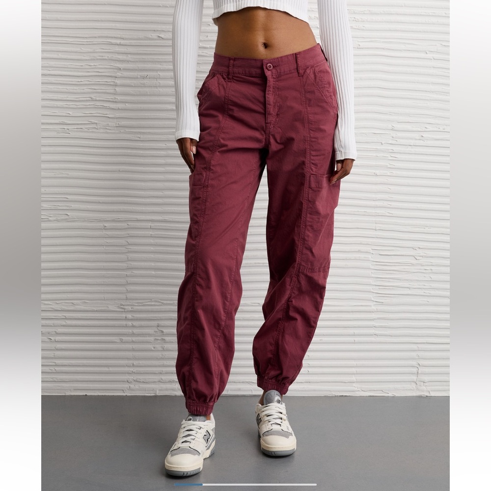 AE Snappy Stretch Cargo Baggy Joggers NWT